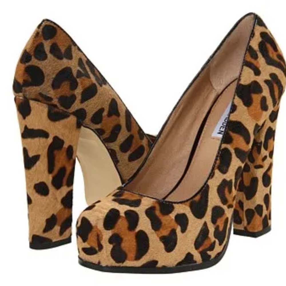 Steve Madden Faux Fur Heels